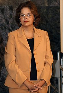 Dilma Rousseff in April 7, 2008.
