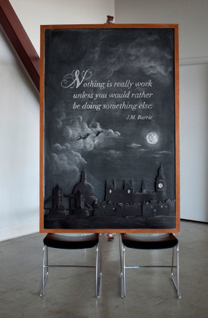 ... Designers #DangerDust Create Elaborate Quote Art on Chalkboards