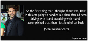 More Sean William Scott Quotes
