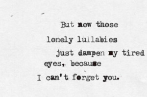 Lonely lullaby owl city song quotes. AnnMarie- why'd u ever have to ...
