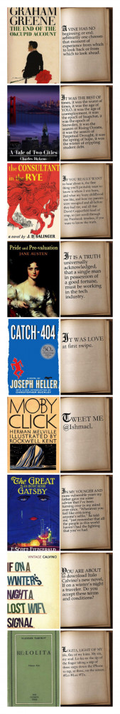 First lines from famous novels rewritten to catch attention today ...