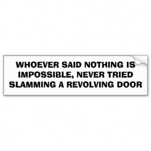 Funny Impossible Quote
