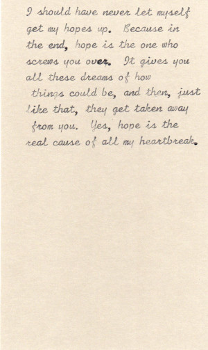 mine writing hope prose heartbreak typewriter 365