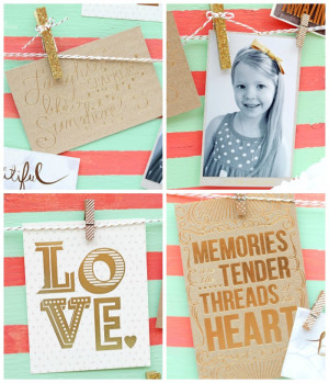 ... adore these drool worthy gold foil quotes as much as I do? love em