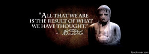 Download Quote facebook cover, 'Buddha quote facebook photo cover'.