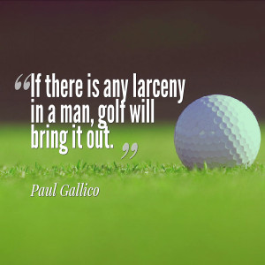 Golf Quotes About Life Picture