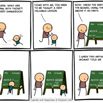 Never Run With Scissors Lessons By Cyanide & Happiness
