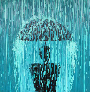 Rain Umbrella Art Org - melbourne rain by