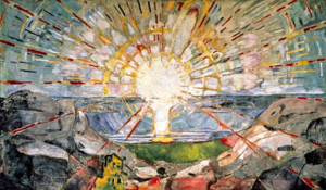 The Sun, 1909 by Edvard Munch
