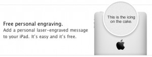 Apple Free iPad Laser-Engraving for the Holidays Launched
