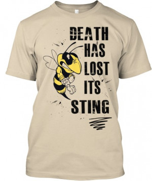 Death has lost it's sting Christian T-shirt