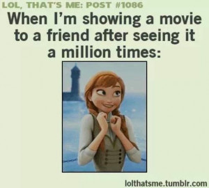 anna, frozen, that's me, true story