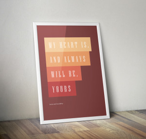 Famous love quotes: My Heart Is And Always Will Be Yours