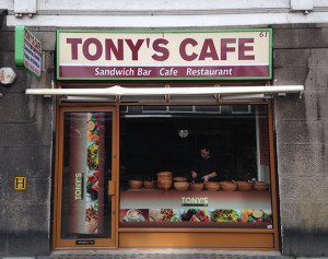 This is Tony’s Cafe. It’s a lovely little place on Leather Lane in ...