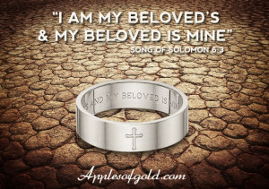 Bible Verse Wedding Bands that Spell out Faith and Love