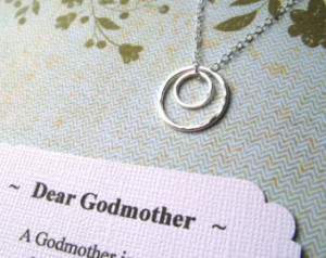 Godmother Personalized Necklace, sp ecial place in my heart, Gift for ...