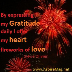 Fireworks of Love quote- Sylvie Olivier