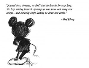 drawing, mickey mouse, quote, walt disney