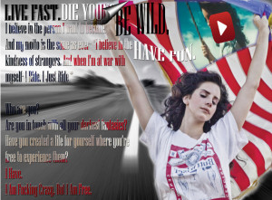 LANA DEL REY || Ride | Publish with Glogster!