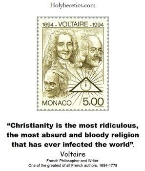 Voltaire on christianity.