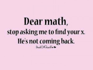 Math quote for Lorna's classroom