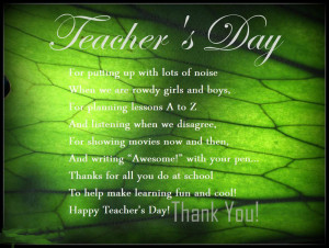 Thank You teachers Quotes