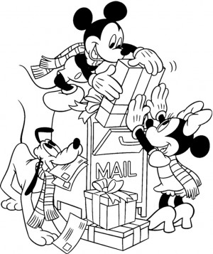 Pages coloring pages for free. Disney Christmas Color Pages coloring ...