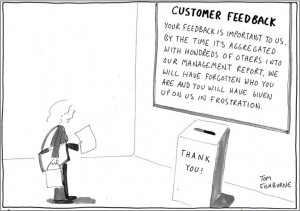 ... is to act on the feedback , make improvements , and close the loop