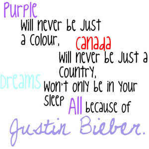 Tumblr Justin Bieber quote.
