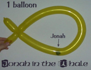 Balloon Jonah in the Whale
