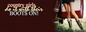 Country Girls Do It With Their Boots On Cover