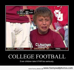 College Football Funny Wall Photos