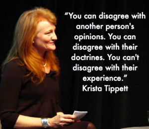 include conversations with Desmund Tutu, Parker Palmer, Joan Halifax ...