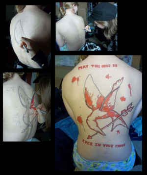 Hunger Games Sharpie Tattoo by ArsonAnthemKJ