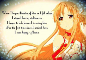 Asuna Sword Art Online Anime quotes