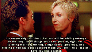 Glee Sue Sylvester Quotes Kitten http://www.tumblr.com/tagged/mr ...