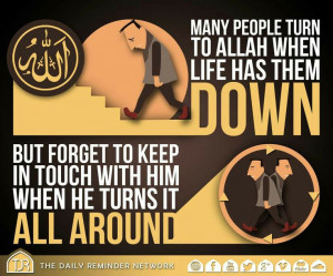 Turn to Allah always