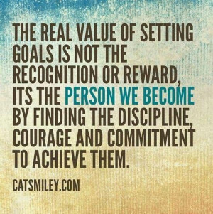 Setting goals