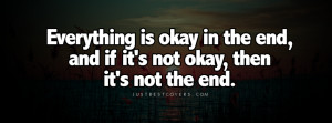 Everything Is Okay Facebook Cover Photo