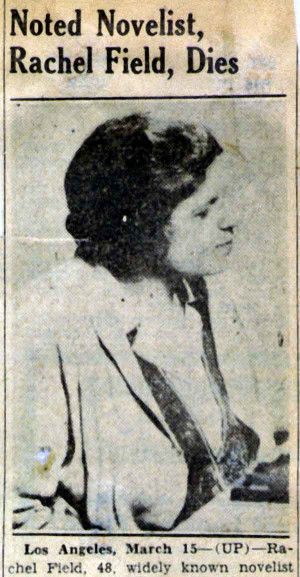 Field, Rachel (II) Biography