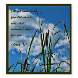 Perseverance Christian Poster by pamdicar