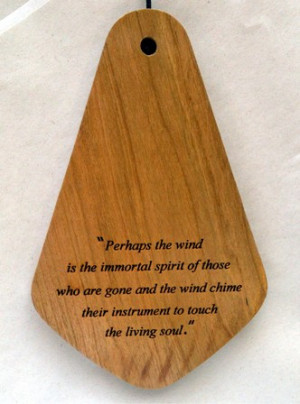 Sympathy Wind Chime: Perhaps the Wind is the Immortal Spirit