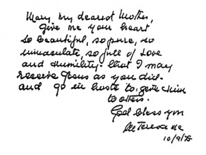 ... Teresa Quotes about God, love, poverty, giving and serving others