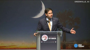 Florida Senator Marco Rubio quotes the movie 'Taken' while addressing ...