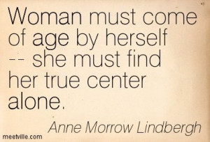 Quote of Anne Morrow Lindbergh