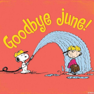 Goodbye June quotes quote snoopy july hello july peanuts gang goodbye ...