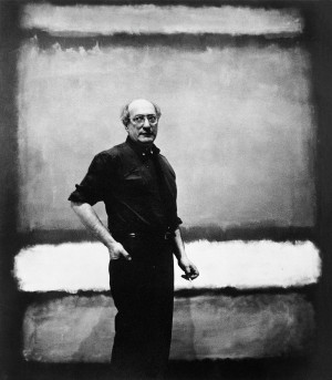 Mark Rothko in studio (undated photo). Image courtesy Wikimedia ...