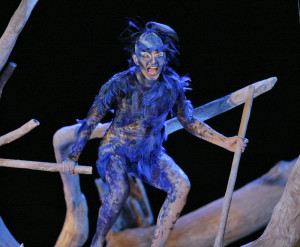Cyndia Sieden as Ariel, The Tempest , Santa Fe Opera, costume designed ...