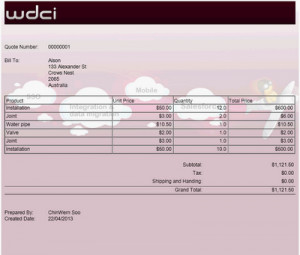 modifying quote template in salesforce