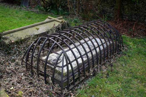 This is a grave from the Victorian age when a fear of zombies and ...